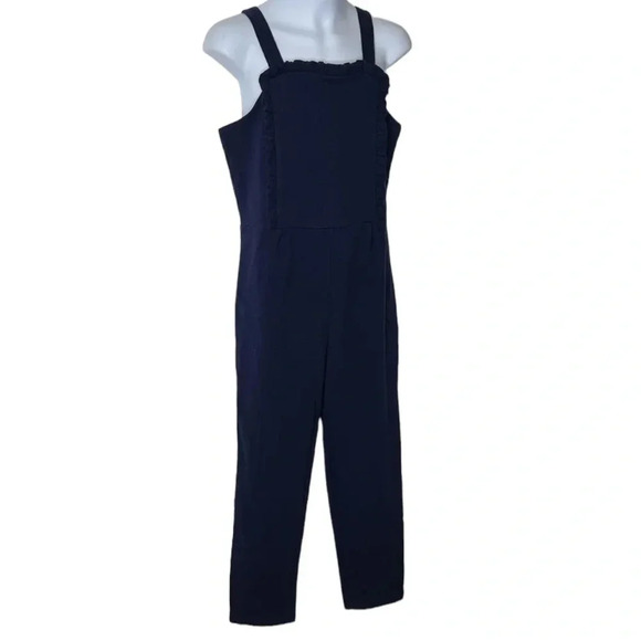 Janie and Jack Girls Navy Blue Jumpsuit Size 12 NWT - Picture 1 of 4